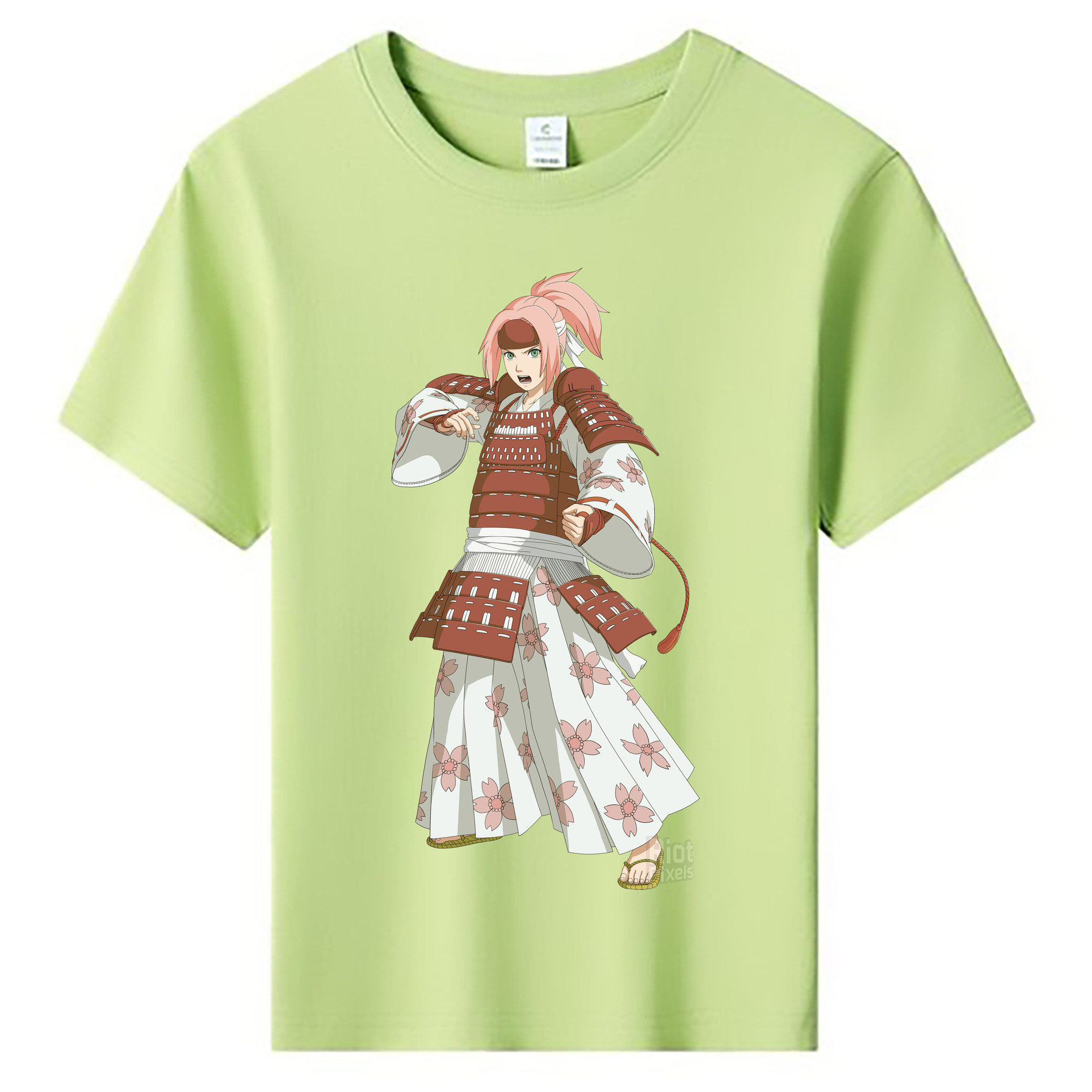 （画像用） NARUTO -ナルト- 春野サクラ Haruno Sakura 綿100％キッズTシャツ（フロントプリント）